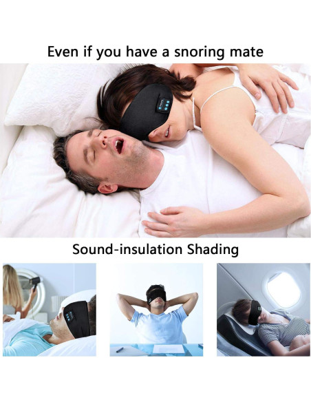 Máscara de Sueño Inalámbrica SKEYEOL con Altavoces y Micrófono