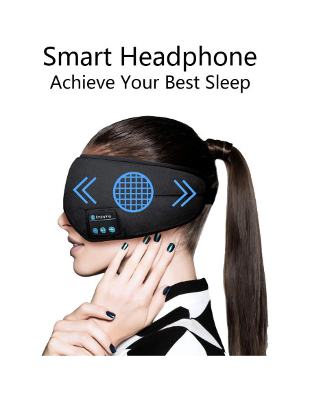 Máscara de Sueño Inalámbrica SKEYEOL con Altavoces y Micrófono