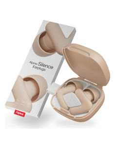 Tapones para oídos Alpine Silence Beige - Reutilizables SNR 22dB