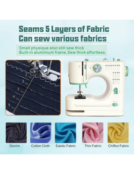 Máquina de Coser Portátil ShyangLiang LH-SM520A 16 Puntadas