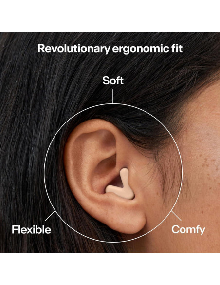 Tapones para oídos Alpine Silence Beige - Reutilizables SNR 22dB