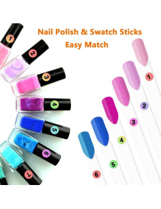 2 Juegos de Etiquetas Holográficas URGINO 1-300 para Organizar 2