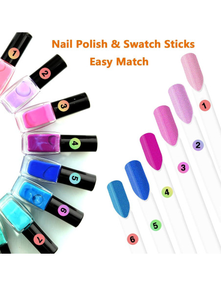 2 Juegos de Etiquetas Holográficas URGINO 1-300 para Organizar