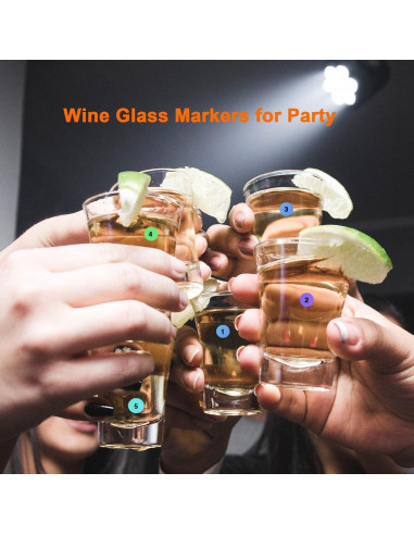 2 Juegos de Etiquetas Holográficas URGINO 1-300 para Organizar