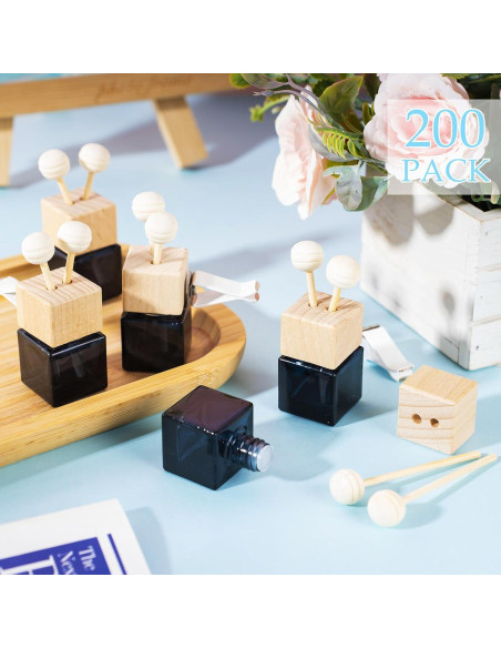 100 Botellas Difusor de Aceite Esencial Zubebe para Auto