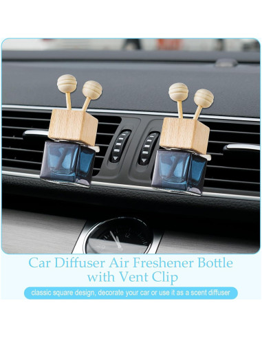 100 Botellas Difusor de Aceite Esencial Zubebe para Auto