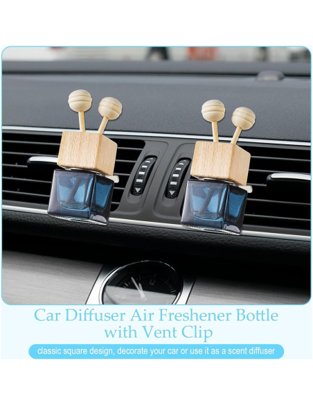 100 Botellas Difusor de Aceite Esencial Zubebe para Auto