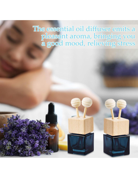 100 Botellas Difusor de Aceite Esencial Zubebe para Auto