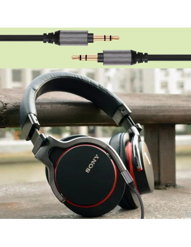 Cable de Audio 3.5mm FAAEAL para Auriculares Sony y Audio-Technica 1.5m