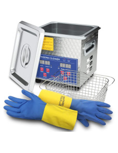 Limpiador de Piezas Ultrasónico 200W 2L Acero Inoxidable