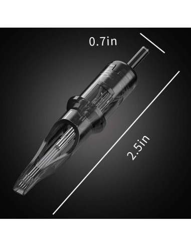 Agujas de Cartucho para Tatuaje Romlon - 20 Piezas Estériles 9RM