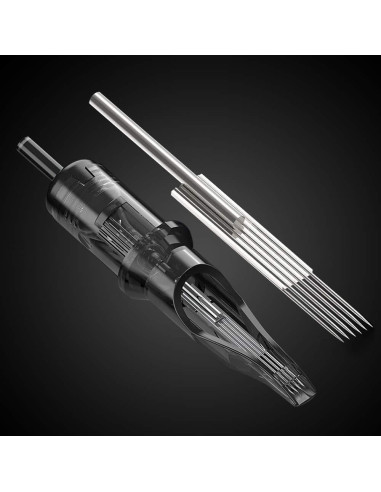 Agujas de Cartucho para Tatuaje Romlon - 20 Piezas Estériles 9RM
