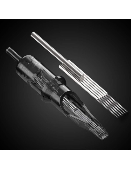 Agujas de Cartucho para Tatuaje Romlon - 20 Piezas Estériles 9RM