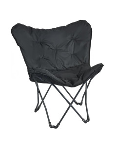 Silla de Camping Acolchada XL SunnyFeel AC2002E Negra