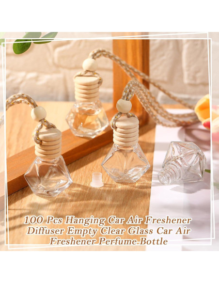 100 Piezas Ambientador de Aire para Coche Rtteri Diamante