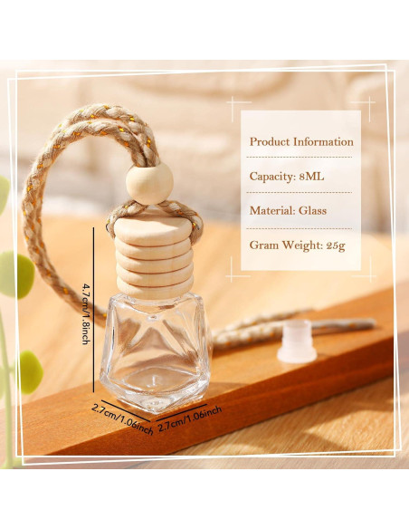 100 Piezas Ambientador de Aire para Coche Rtteri Diamante