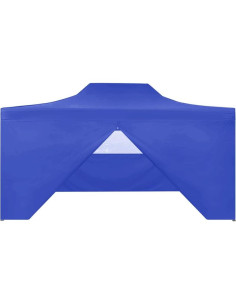 Carpa Plegable WEHUOSIF 2.99x4m Azul con 4 Paredes Laterales 2
