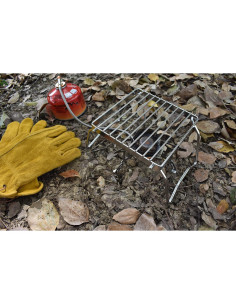 Parrilla de Camping DZRZVD Plegable Acero Inoxidable 304 15.88cm 2