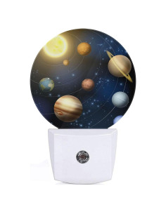 Luz Nocturna LED Axayaz 3D Planetas con Sensor Automático