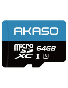 Tarjeta de Memoria microSDXC AKASO 64GB U3 100MB/s