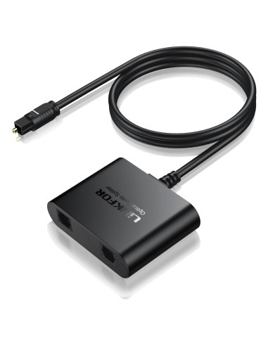 Divisor Óptico Digital Toslink 1x2 LiNKFOR 1m para Audio