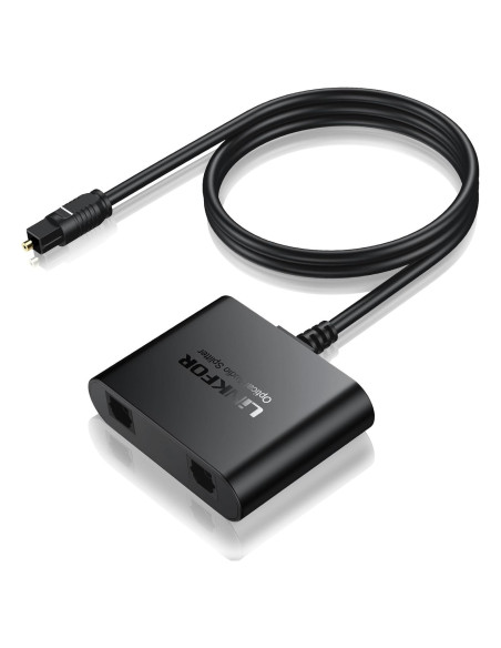 Divisor Óptico Digital Toslink 1x2 LiNKFOR 1m para Audio