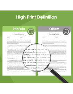 Papel Térmico A4 PhoFuta 200 Hojas Compatible Impresoras 2