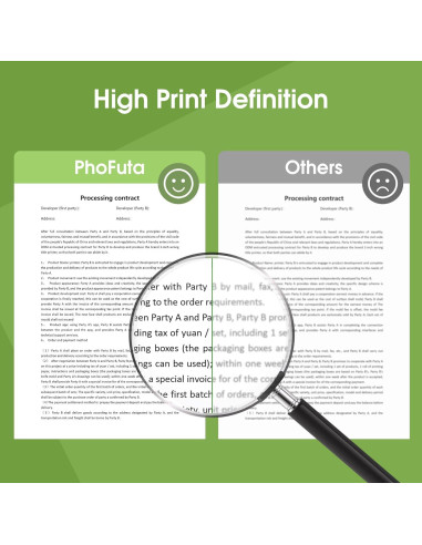 Papel Térmico A4 PhoFuta 200 Hojas Compatible Impresoras