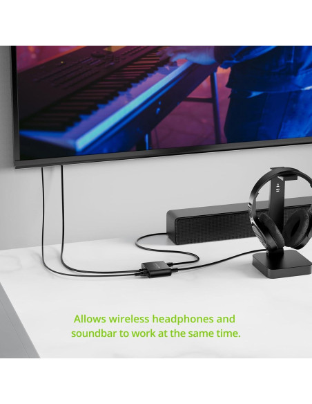 Divisor Óptico Digital Toslink 1x2 LiNKFOR 1m para Audio