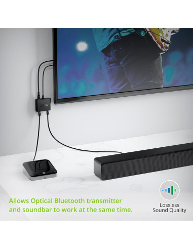 Divisor Óptico Digital Toslink 1x2 LiNKFOR 1m para Audio