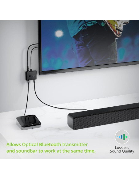 Divisor Óptico Digital Toslink 1x2 LiNKFOR 1m para Audio