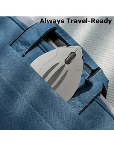 Ratón Inalámbrico Bluetooth Kawaii Forma de Hámster SHARE SUNSHINE