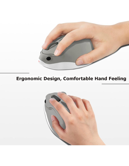 Ratón Inalámbrico Bluetooth Kawaii Forma de Hámster SHARE SUNSHINE