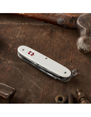 Cuchillo Suizo Victorinox Farmer Alox 9 Funciones Plata