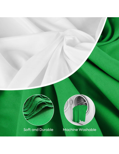 Soporte de fondo versátil SEDGEWIN 2x2m Chromakey blanco y verde