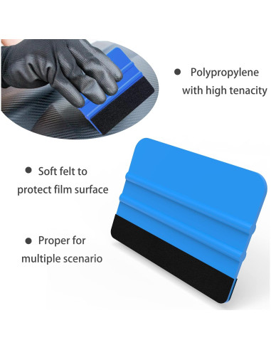 Kit de Herramientas Spanno para Envoltura de Vinilo 7PCS