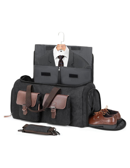 Bolsa de Ropa Duffle 2 en 1 XL Negra - Garment001