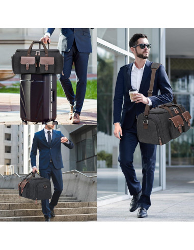 Bolsa de Ropa Duffle 2 en 1 XL Negra - Garment001