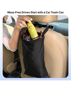 Bolsa de Basura para Auto EcoNour - 2 Paquete, Impermeable 2