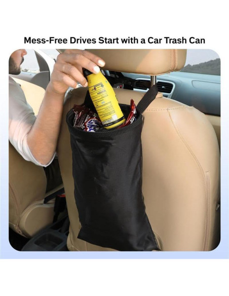 Bolsa de Basura para Auto EcoNour - 2 Paquete, Impermeable