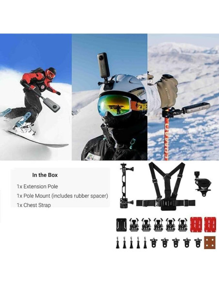 Cámara de Acción 360 Insta360 X4 8K a Prueba de Agua Negro Cámara de Acción 360 Insta360 X4 8K a Prueba de Agua Negro