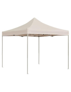 Carpa Plegable Profesional ZQQLVOO 290x290 cm Crema