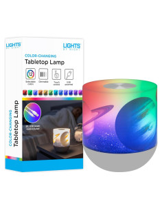 Lámpara de Mesa LED Lights By Night - Espacio y Planetas, USB