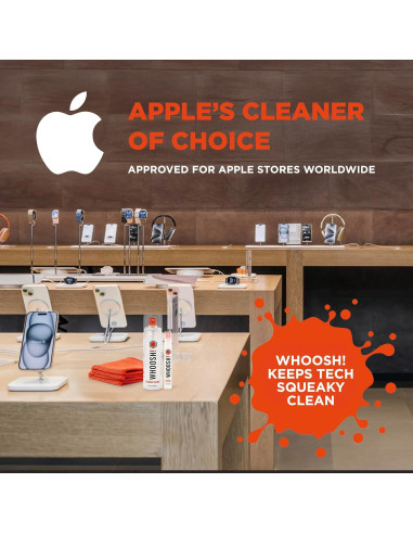 Limpiador de Pantalla WHOOSH! Duo - 100 ml + 9 ml con Paños