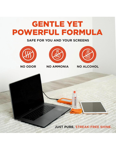 Limpiador de Pantalla WHOOSH! Duo - 100 ml + 9 ml con Paños