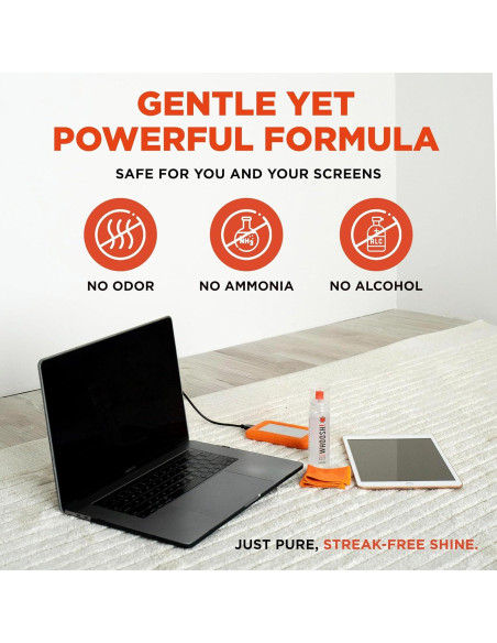 Limpiador de Pantalla WHOOSH! Duo - 100 ml + 9 ml con Paños