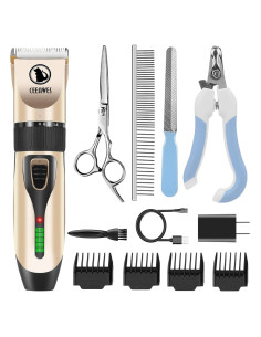 Cortapelos Inalámbrico CEENWES KM-809B para Perros y Gatos