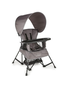Silla Portátil Baby Delight Venture Gris con Capota Solar