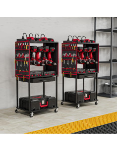 Carro Organizador de Herramientas Luffioner con Carga 8 Salidas 2