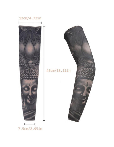 Mangas de Tatuaje Temporales FENGMANG - 5 Piezas Unisex